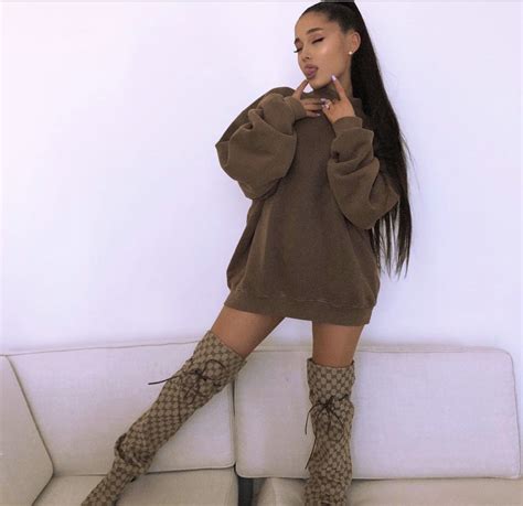 gucci boots ariana grande